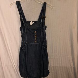 Hot & Delicious Denim Romper Dress
